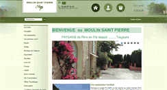 Desktop Screenshot of moulin-saint-pierre.com